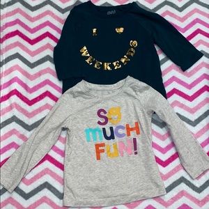 2 toddler tops